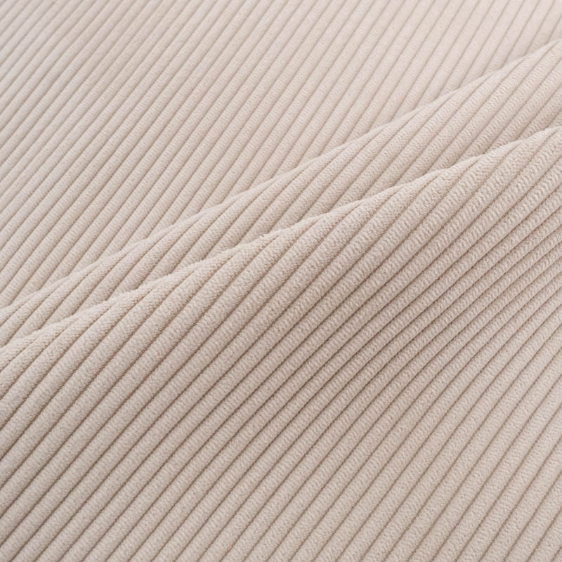 Belém Sand Ribbed Velvet Upholstery - Maison Klem